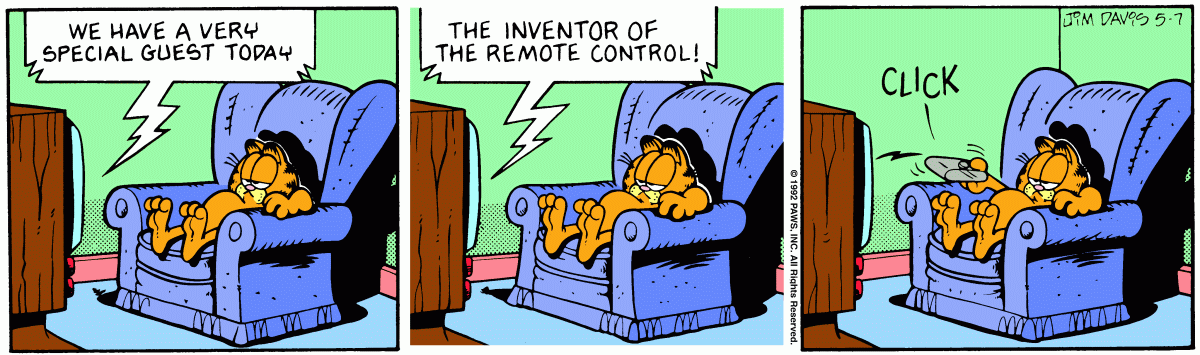 Garfield, May 7, 1992