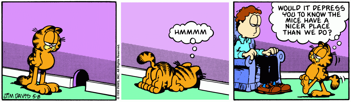 Garfield, May 8, 1992