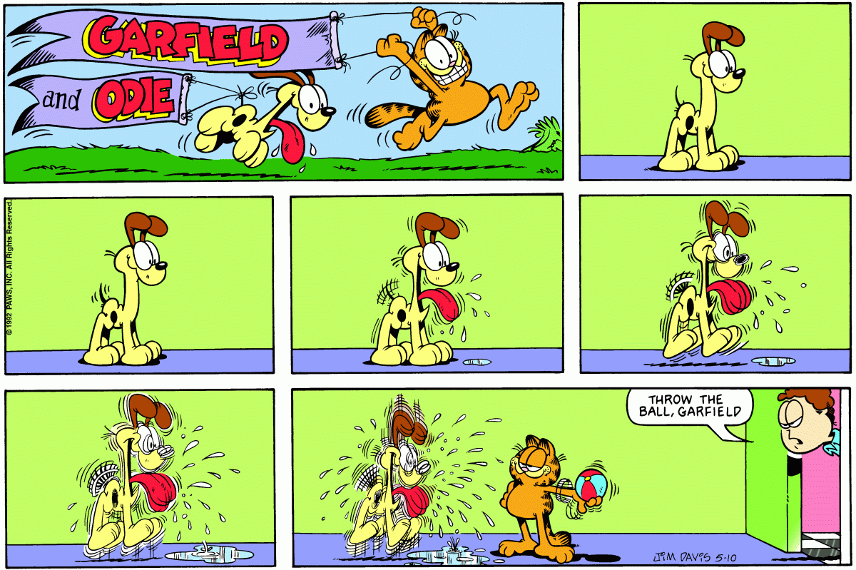 Garfield, May 10, 1992