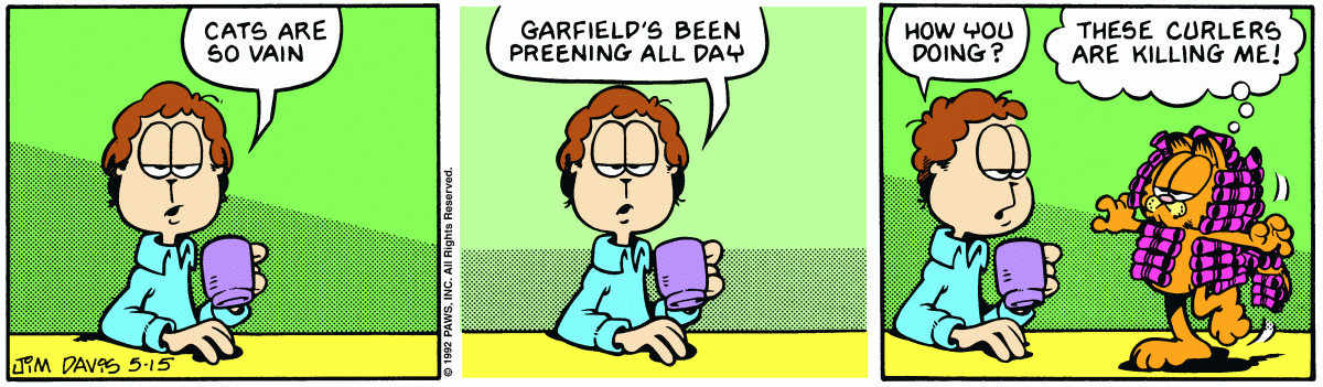 Garfield, May 15, 1992