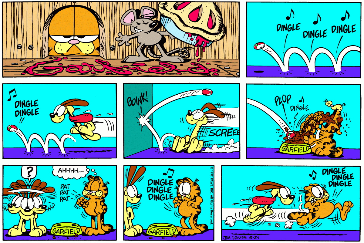 Garfield, May 24, 1992