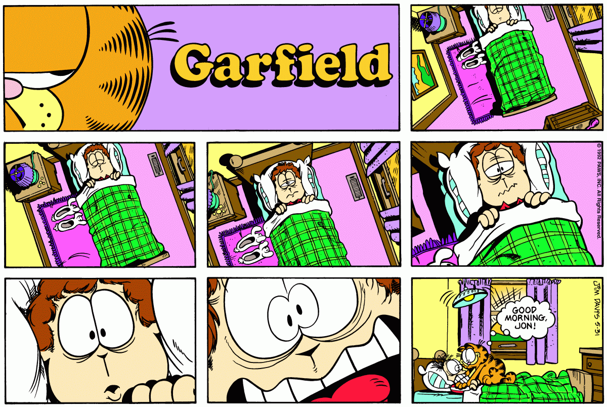 Garfield, May 31, 1992