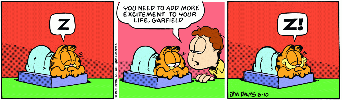 Garfield, June 10, 1992