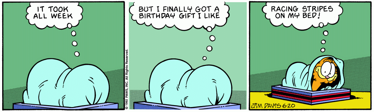 Garfield, June 20, 1992