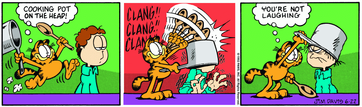 Garfield, June 22, 1992