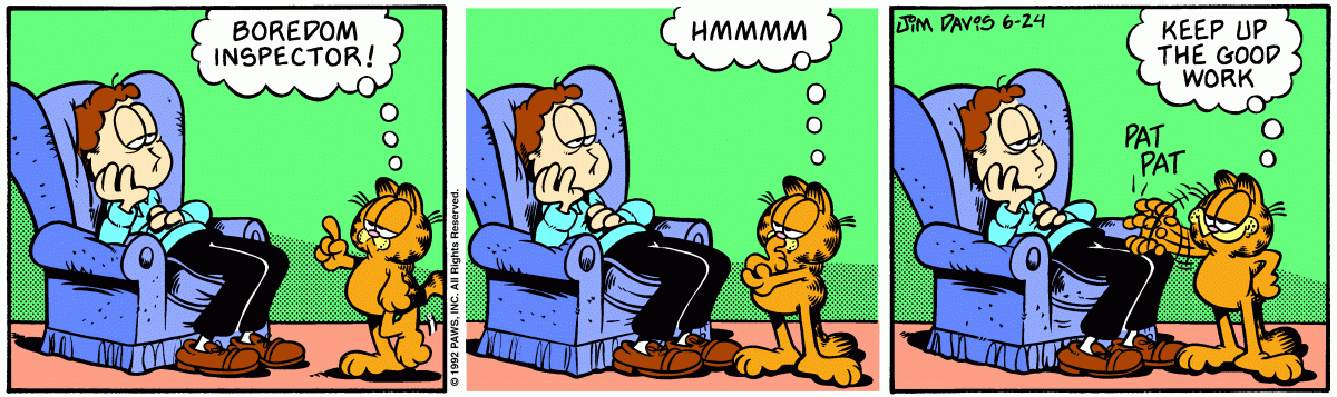 Garfield, June 24, 1992