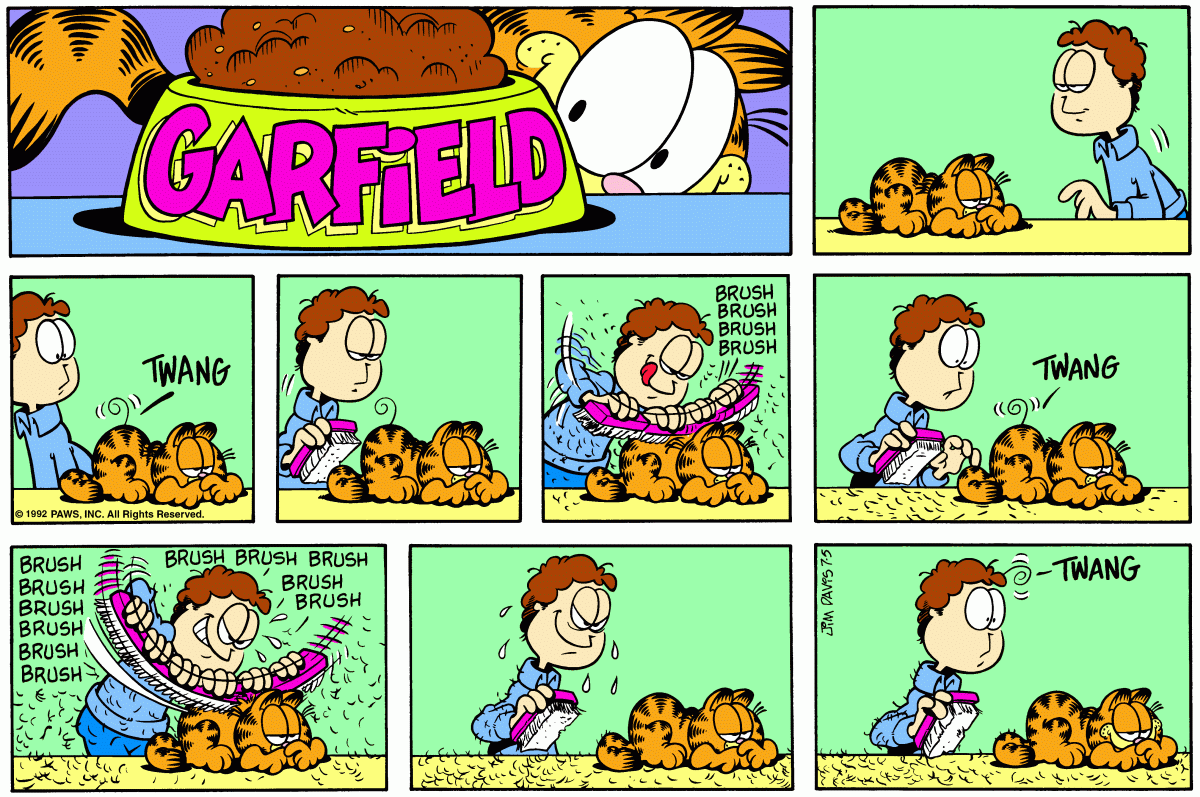 Garfield, July 5, 1992