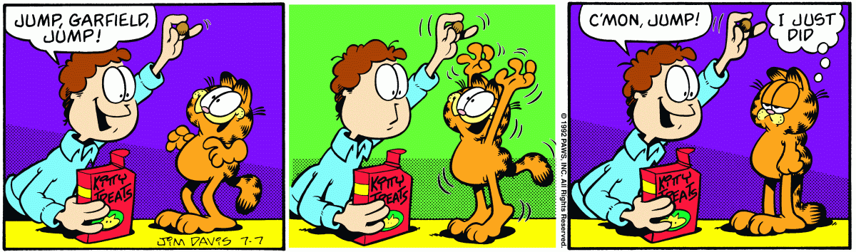 Garfield, July 7, 1992