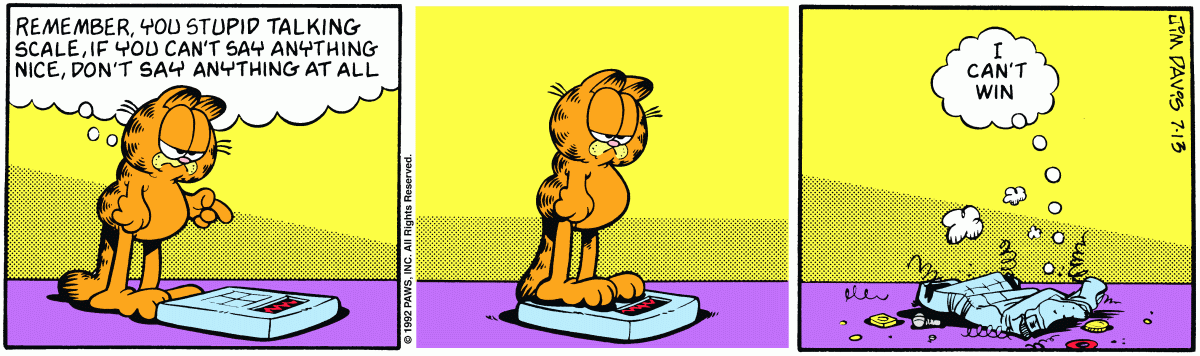 Garfield, July 13, 1992