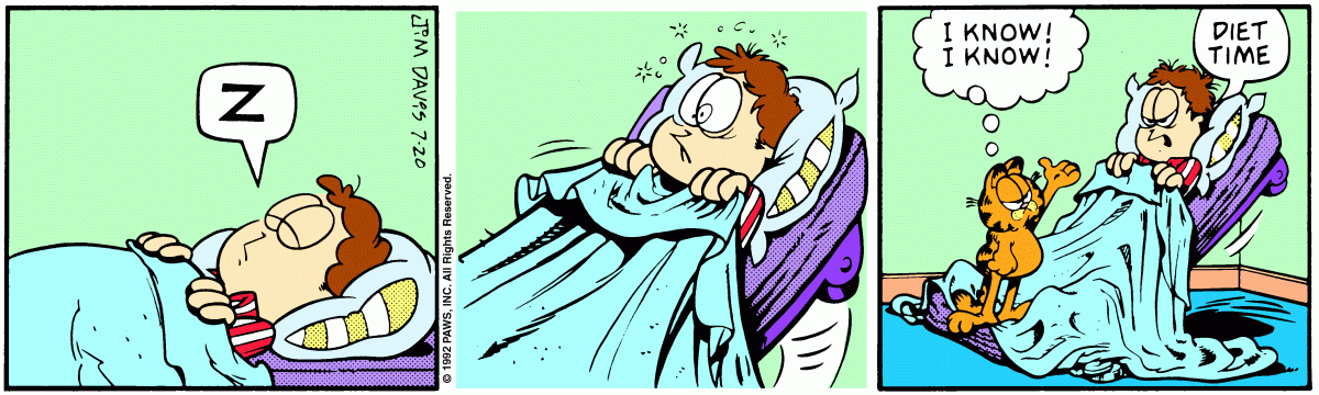 Garfield, July 20, 1992
