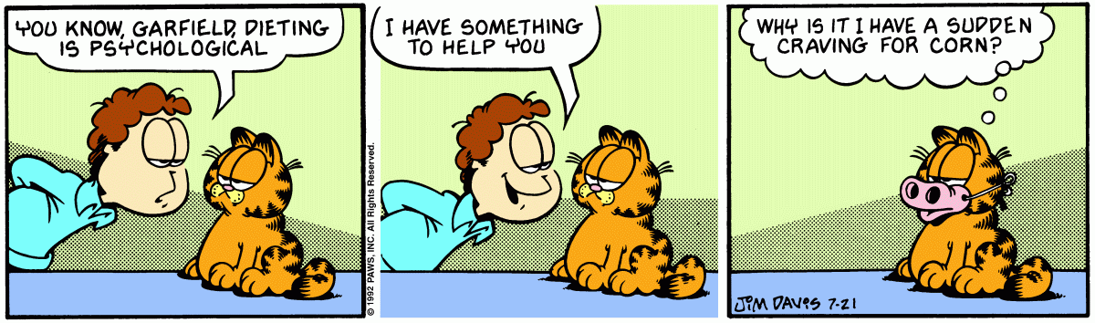 Garfield, July 21, 1992