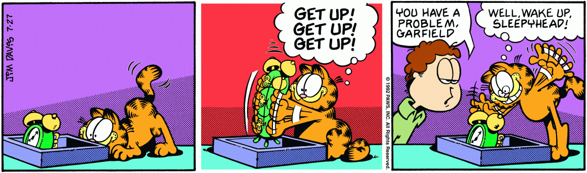 Garfield, July 27, 1992