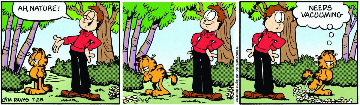 Garfield, July 28, 1992