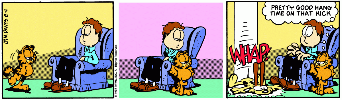 Garfield, August 4, 1992