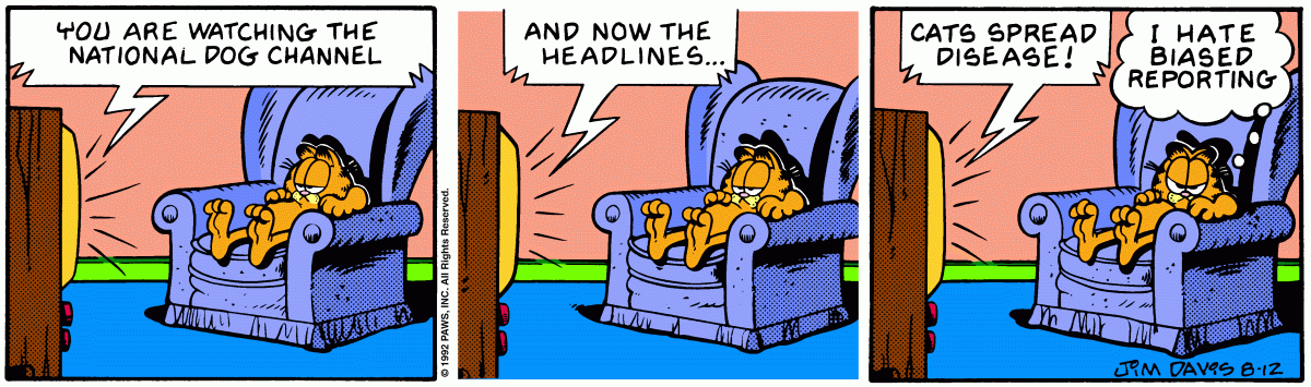 Garfield, August 12, 1992