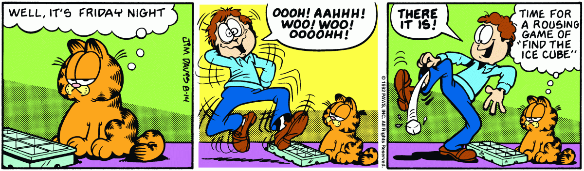 Garfield, August 14, 1992