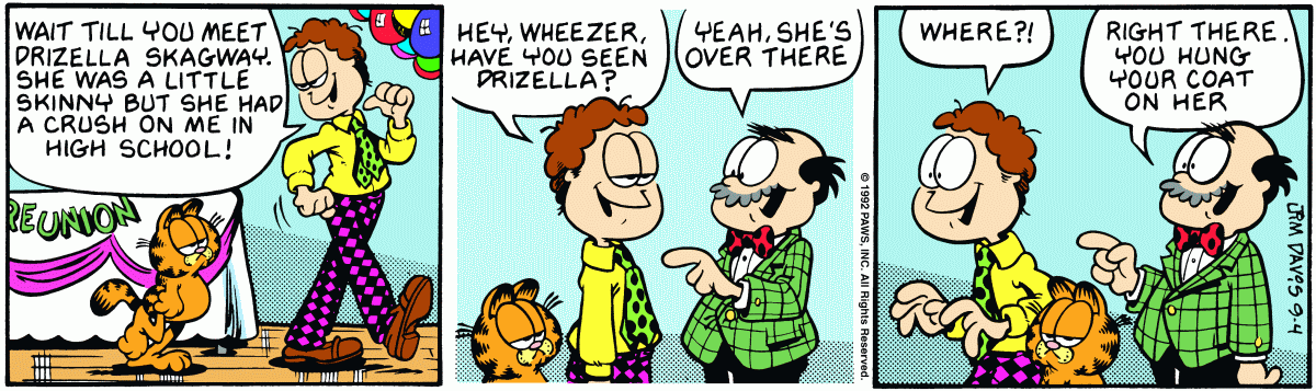 Garfield, September 4, 1992