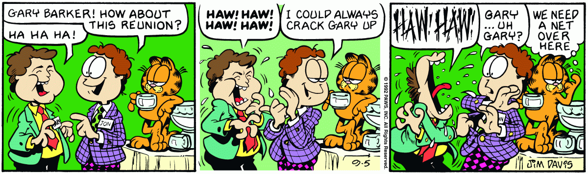 Garfield, September 5, 1992