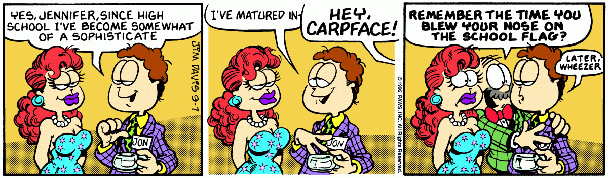Garfield, September 7, 1992