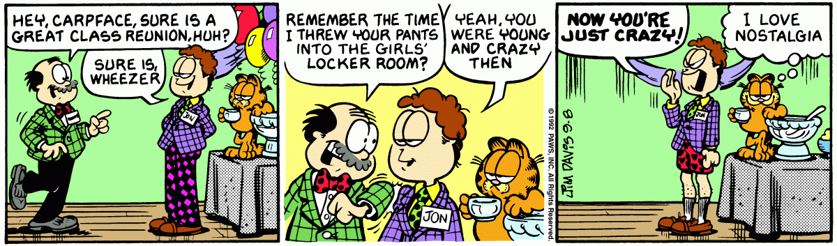 Garfield, September 8, 1992