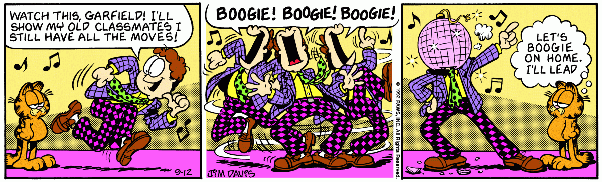 Garfield, September 12, 1992