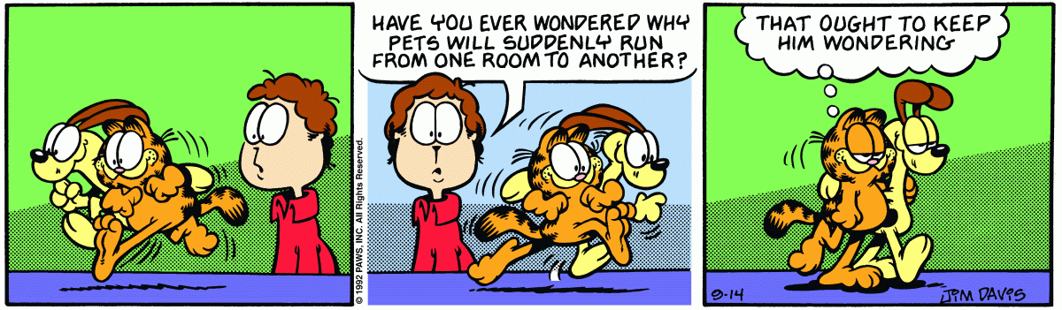 Garfield, September 14, 1992