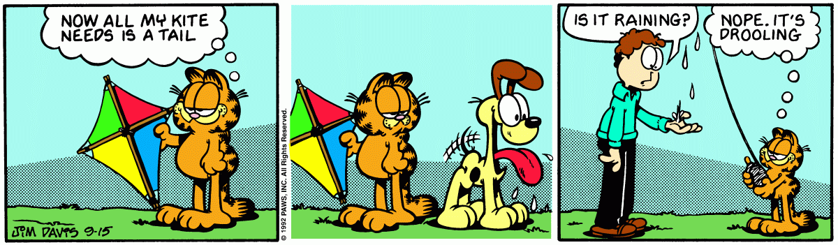 Garfield, September 15, 1992