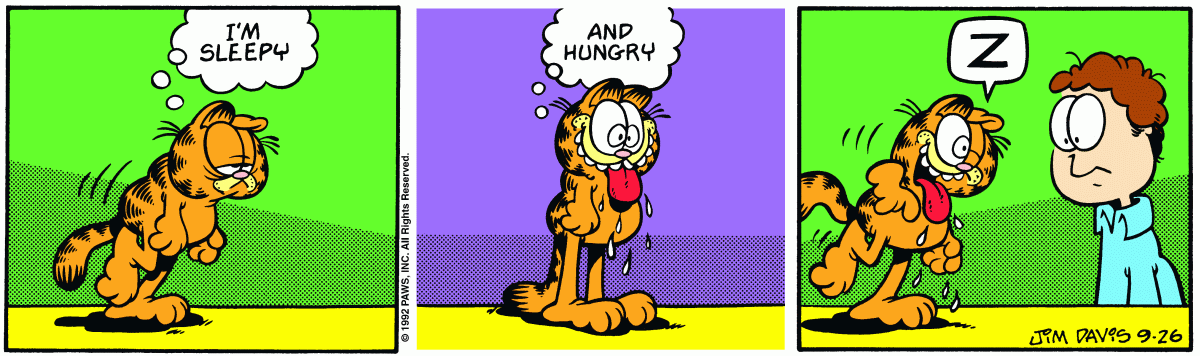 Garfield, September 26, 1992