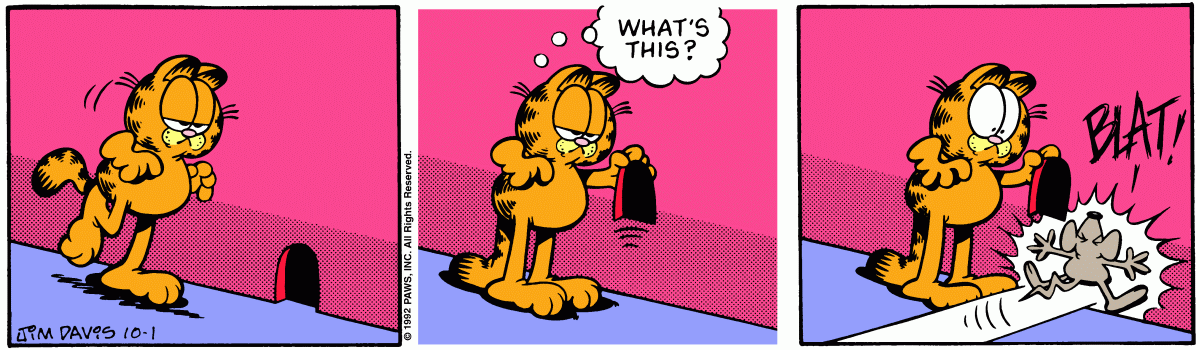 Garfield, October 1, 1992