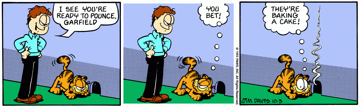 Garfield, October 3, 1992