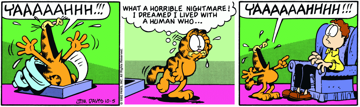 Garfield, October 5, 1992