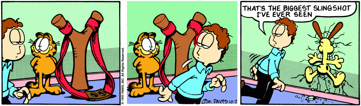 Garfield, October 7, 1992