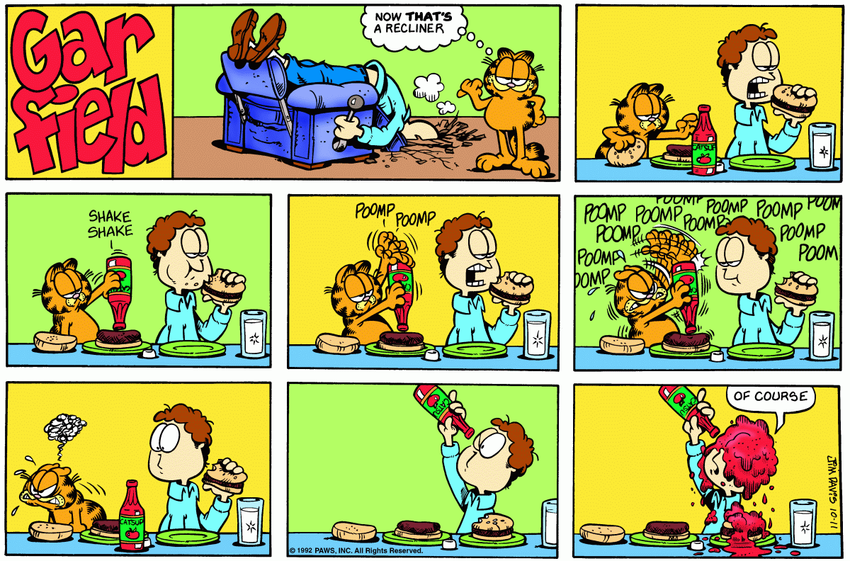 Garfield, October 11, 1992