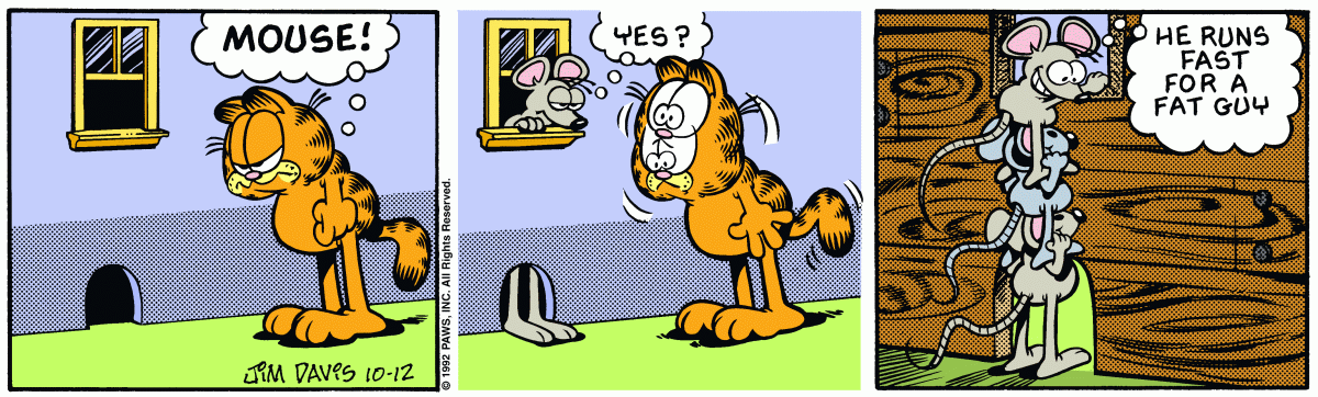 Garfield, October 12, 1992