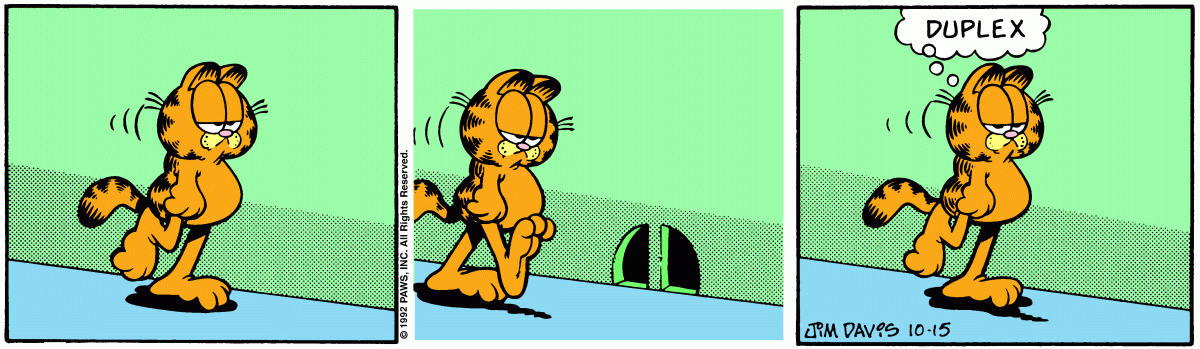 Garfield, October 15, 1992