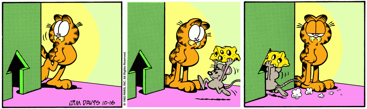 Garfield, October 16, 1992