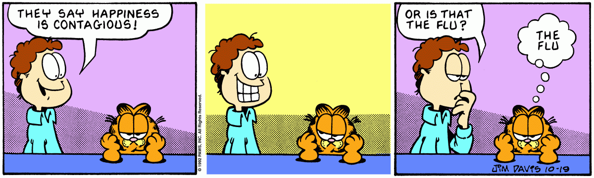 Garfield, October 19, 1992