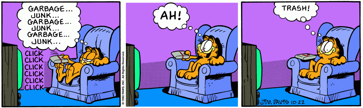 Garfield, October 22, 1992