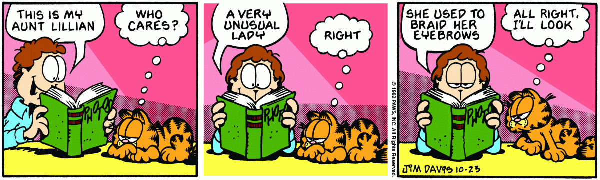 Garfield, October 23, 1992