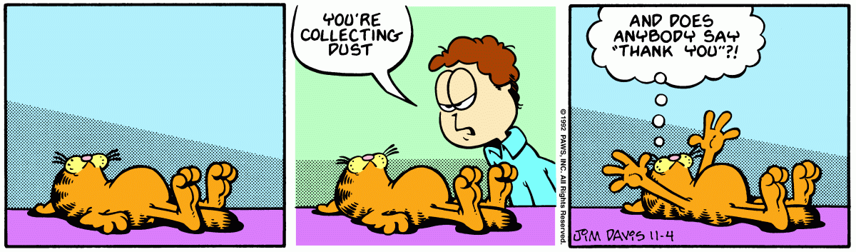 Garfield, November 4, 1992