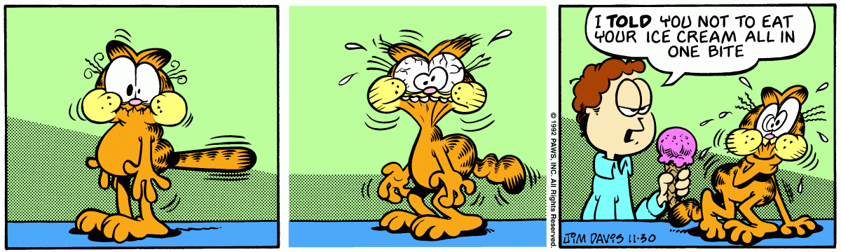 Garfield, November 30, 1992
