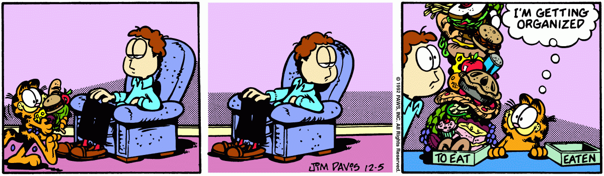 Garfield, December 5, 1992
