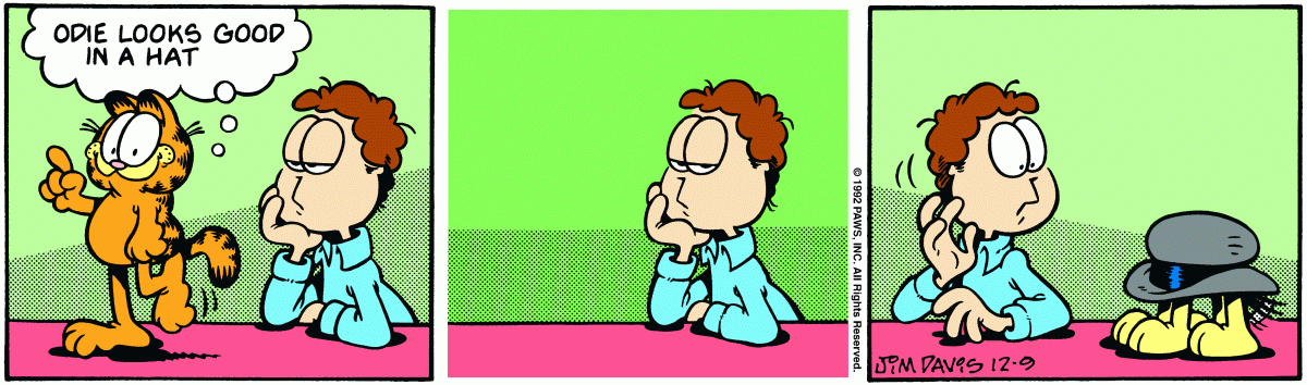 Garfield, December 9, 1992