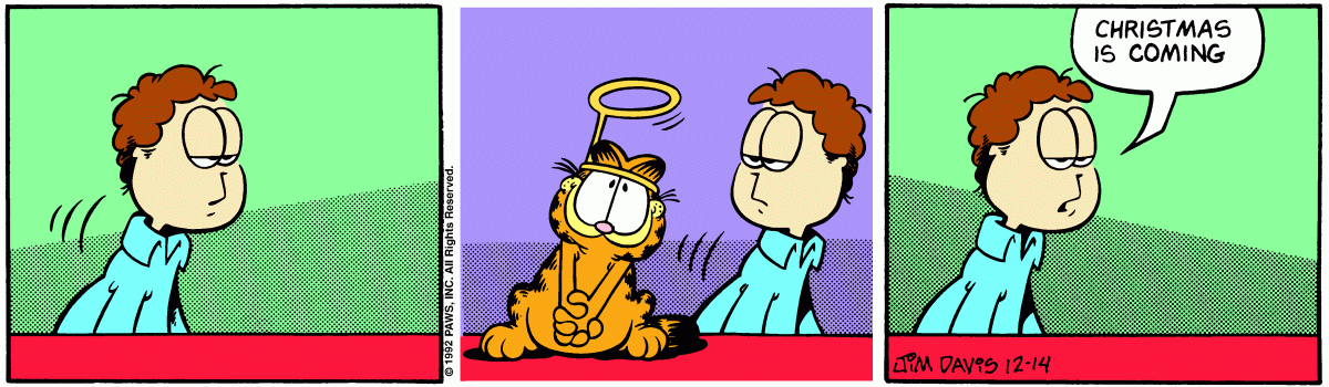 Garfield, December 14, 1992