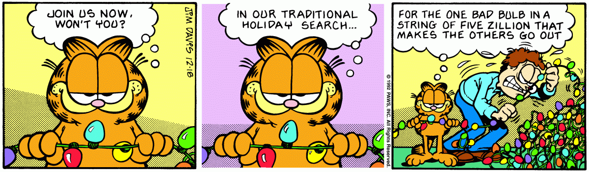 Garfield, December 18, 1992