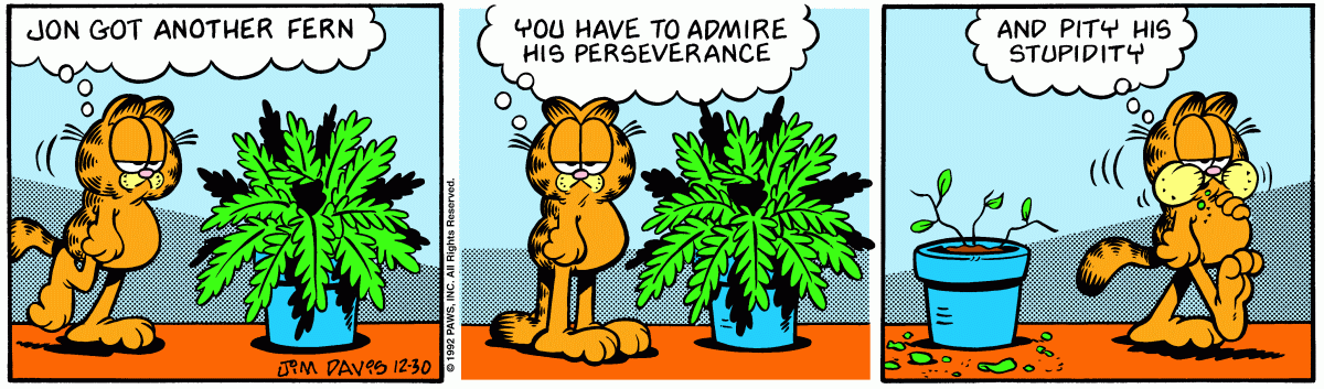 Garfield, December 30, 1992