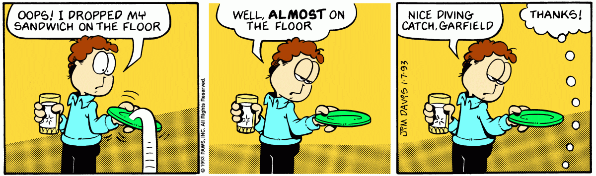 Garfield, January 7, 1993