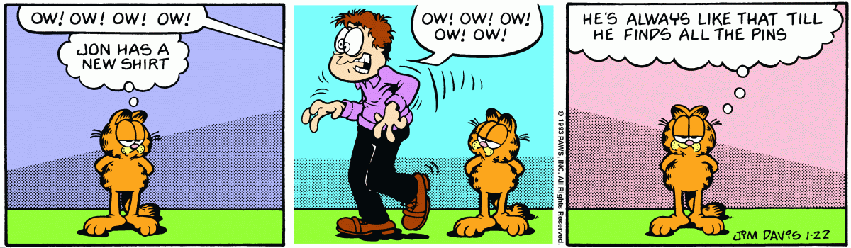 Garfield, January 22, 1993