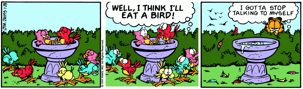 Garfield, January 23, 1993