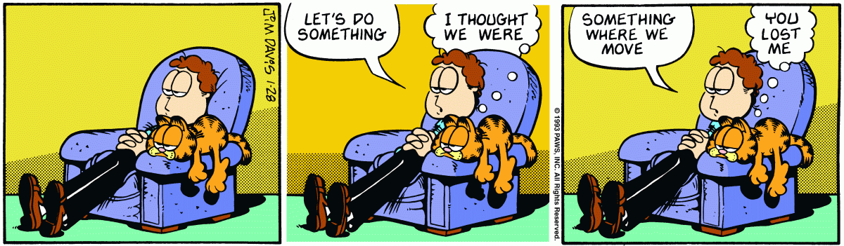 Garfield, January 28, 1993